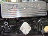Fuel Block off plate 235 Chevy Inline Six Custom ball milled